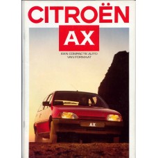 AX Brochure, de compacte auto van formaat,najaar 1986